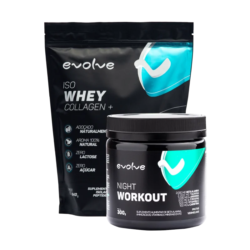 Foto principal do produto Iso Whey Collagen + + Night Workout