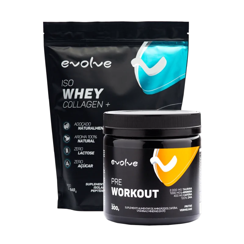 Foto principal do produto Iso Whey Collagen + + Pre Workout